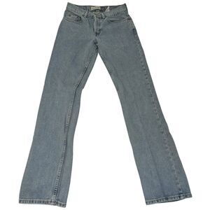 GAP Vintage Boot Cut Jeans 30x33 Button Fly Light Wash Denim Y2K 90s Festival